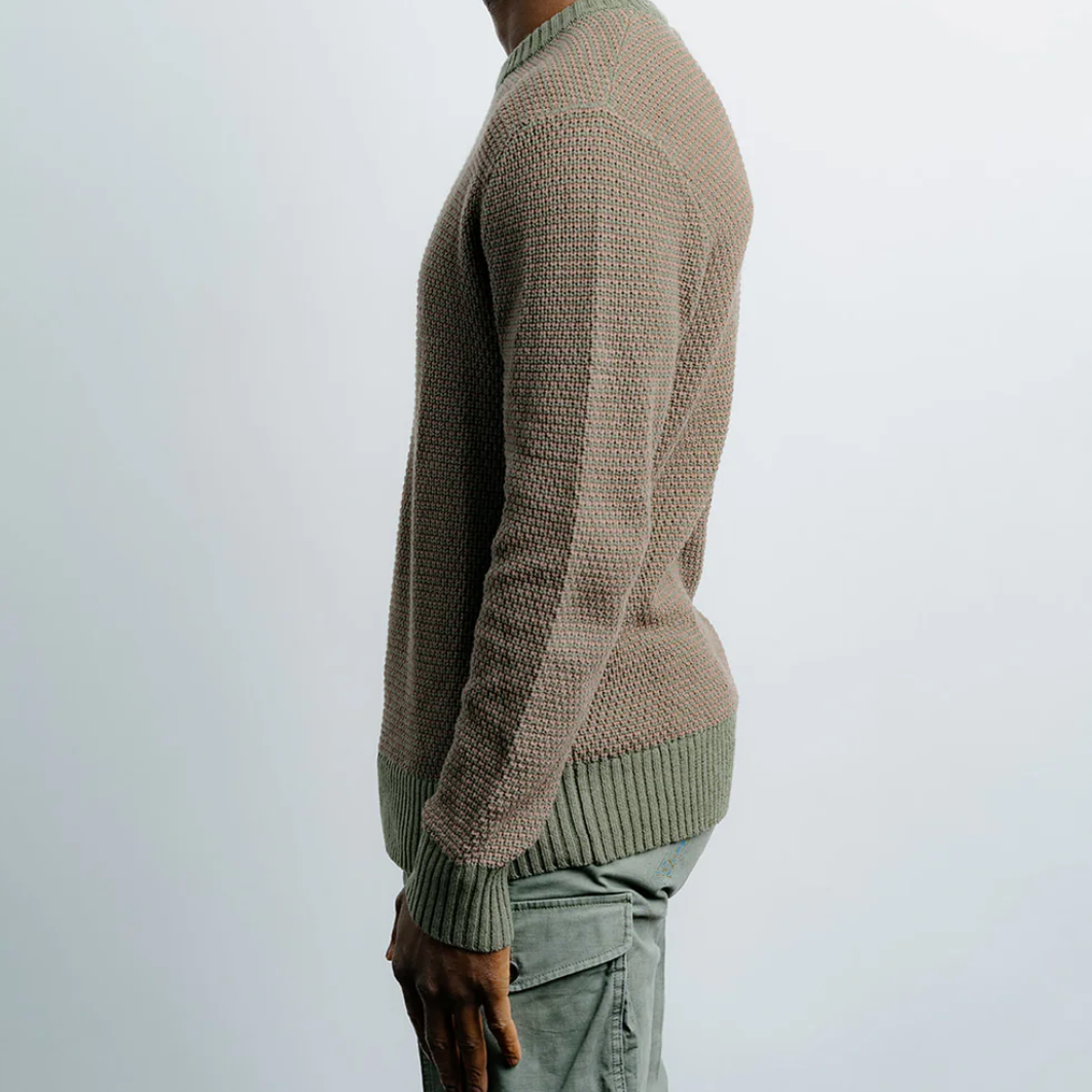 Champlain - 2 Tone Sweater - Brown