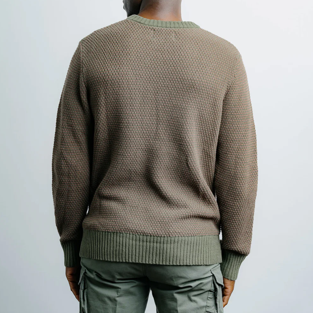 Champlain - 2 Tone Sweater - Brown