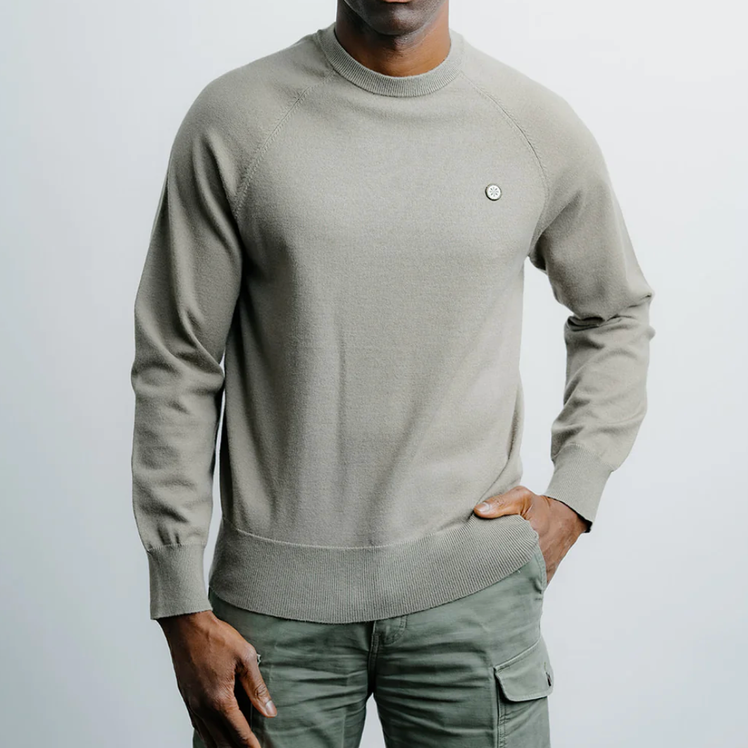 Champlain - Light Weight Sweater - Olive
