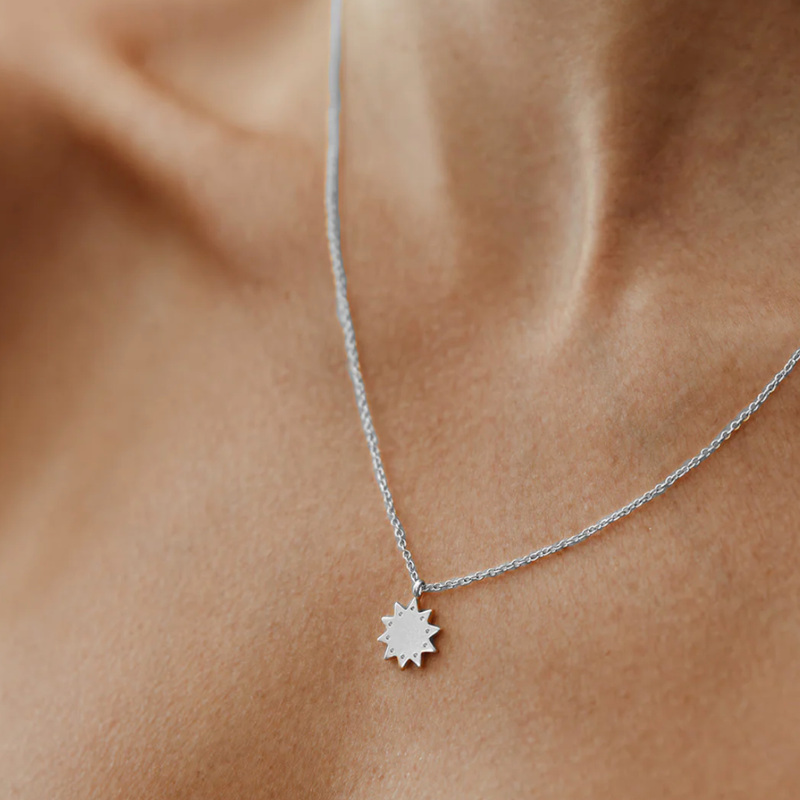 Sierra Winter - Luster Necklace - Silver