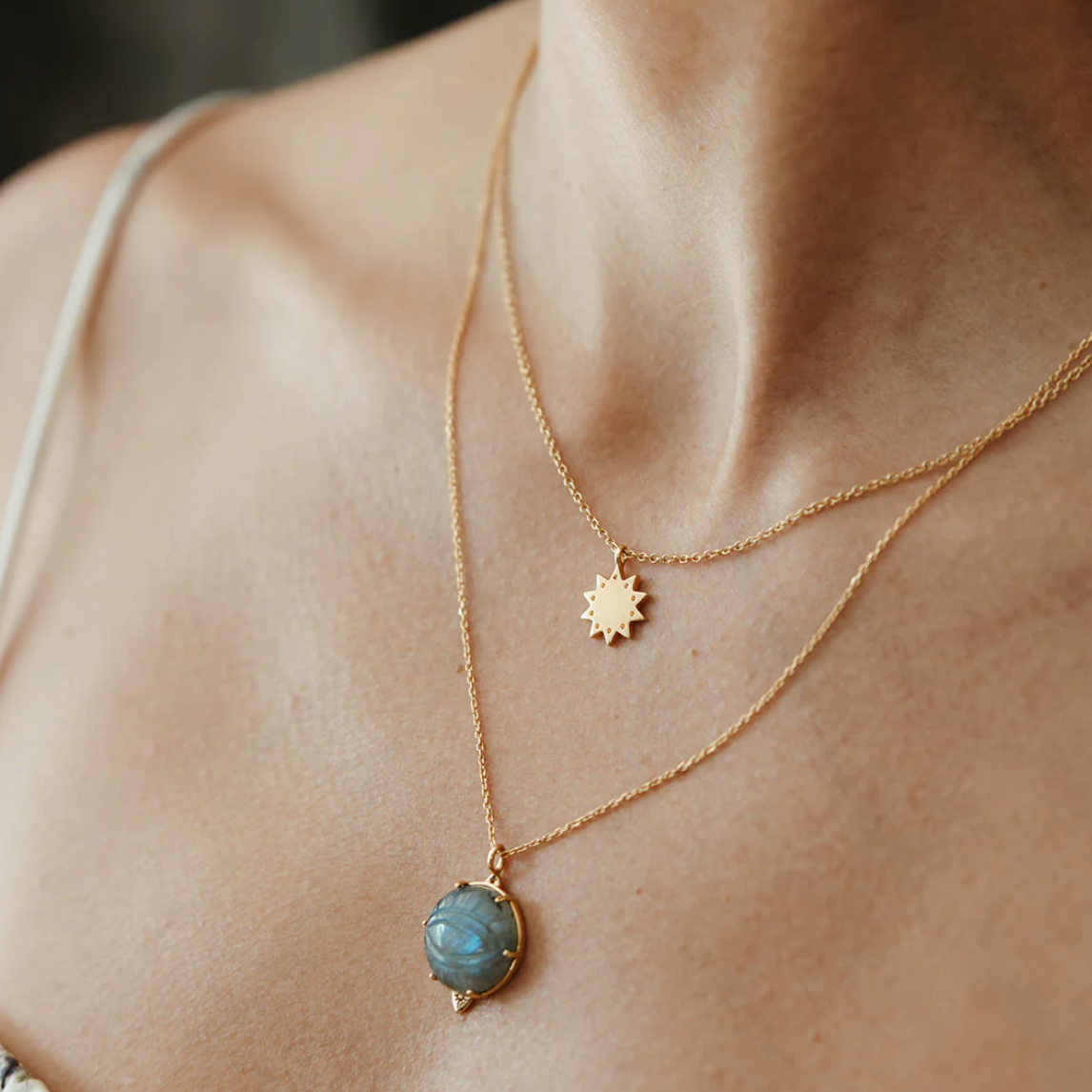Sierra Winter - Luster Necklace - Gold