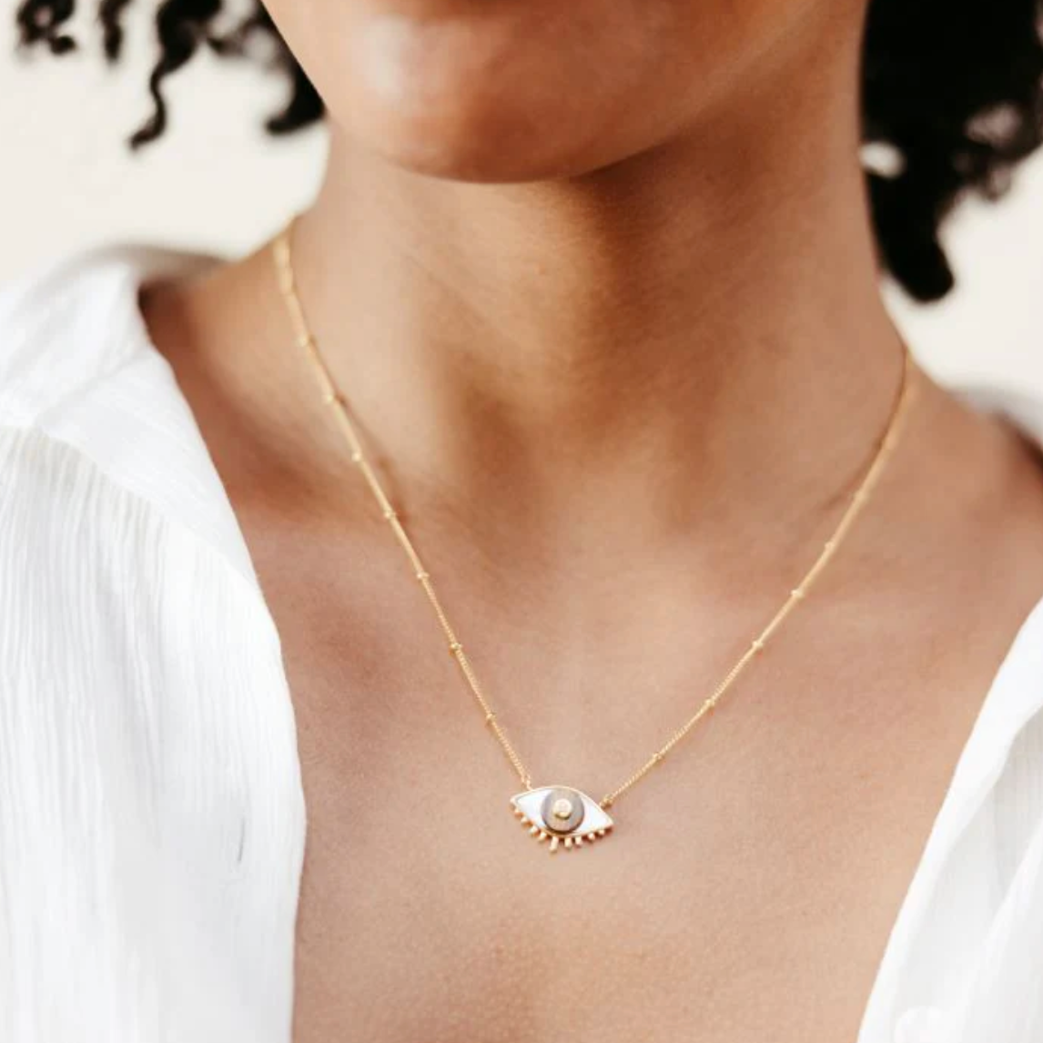 Sierra Winter - Lover's Eye Necklace - Tiger's Eye
