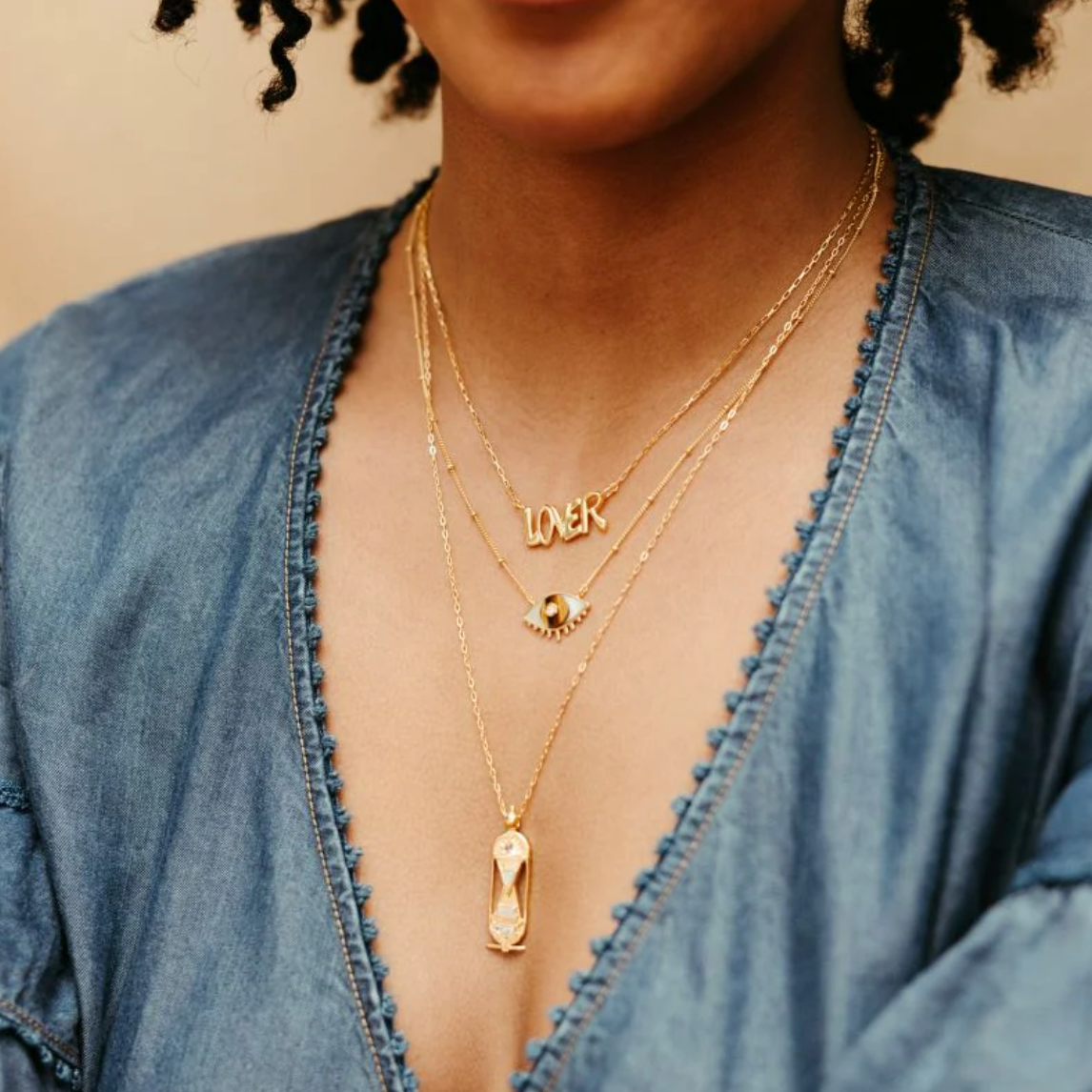 Sierra Winter - Lover's Eye Necklace - Tiger's Eye