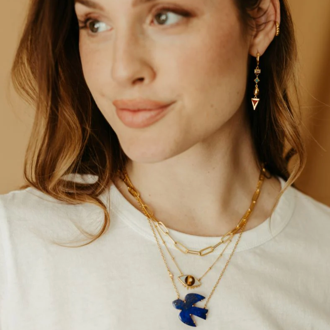 Sierra Winter - Lover's Eye Necklace - Tiger's Eye