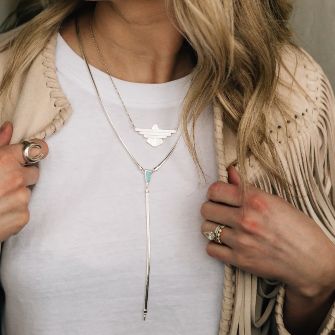 Sierra Winter - Freebird Necklace - Silver