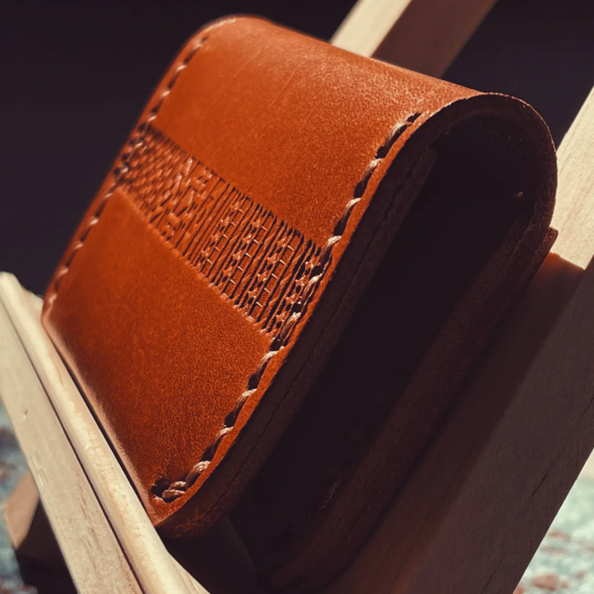 Beyond Borders Collective - Leather Bifold Wallet - Cognac