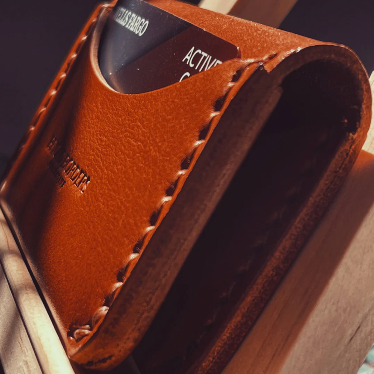 Beyond Borders Collective - Leather Bifold Wallet - Cognac