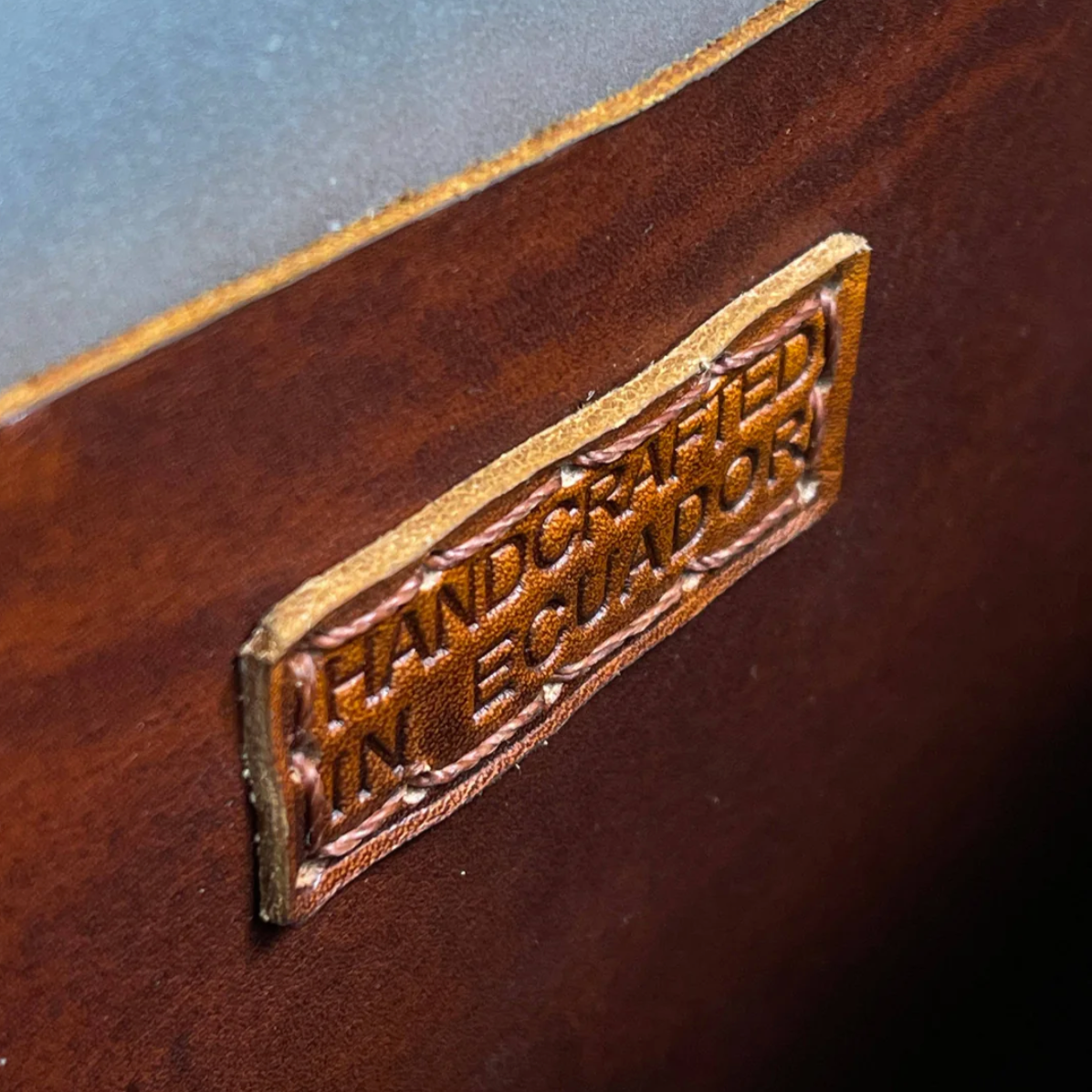 Beyond Borders Collective - Leather Tote Bag - Camel