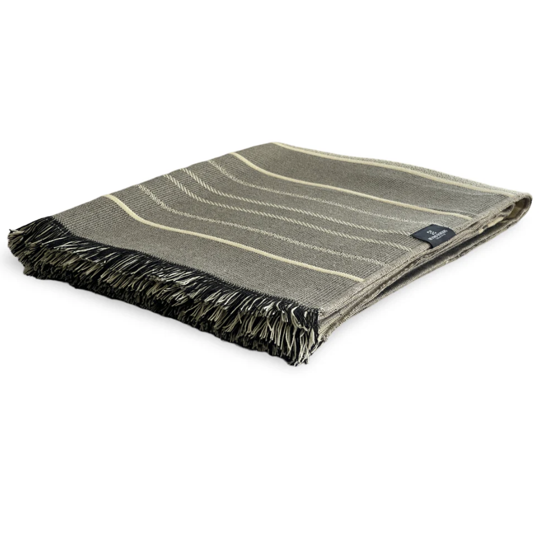 Beyond Borders Collective - Equinoccio Throw Blanket - Cedar Brown
