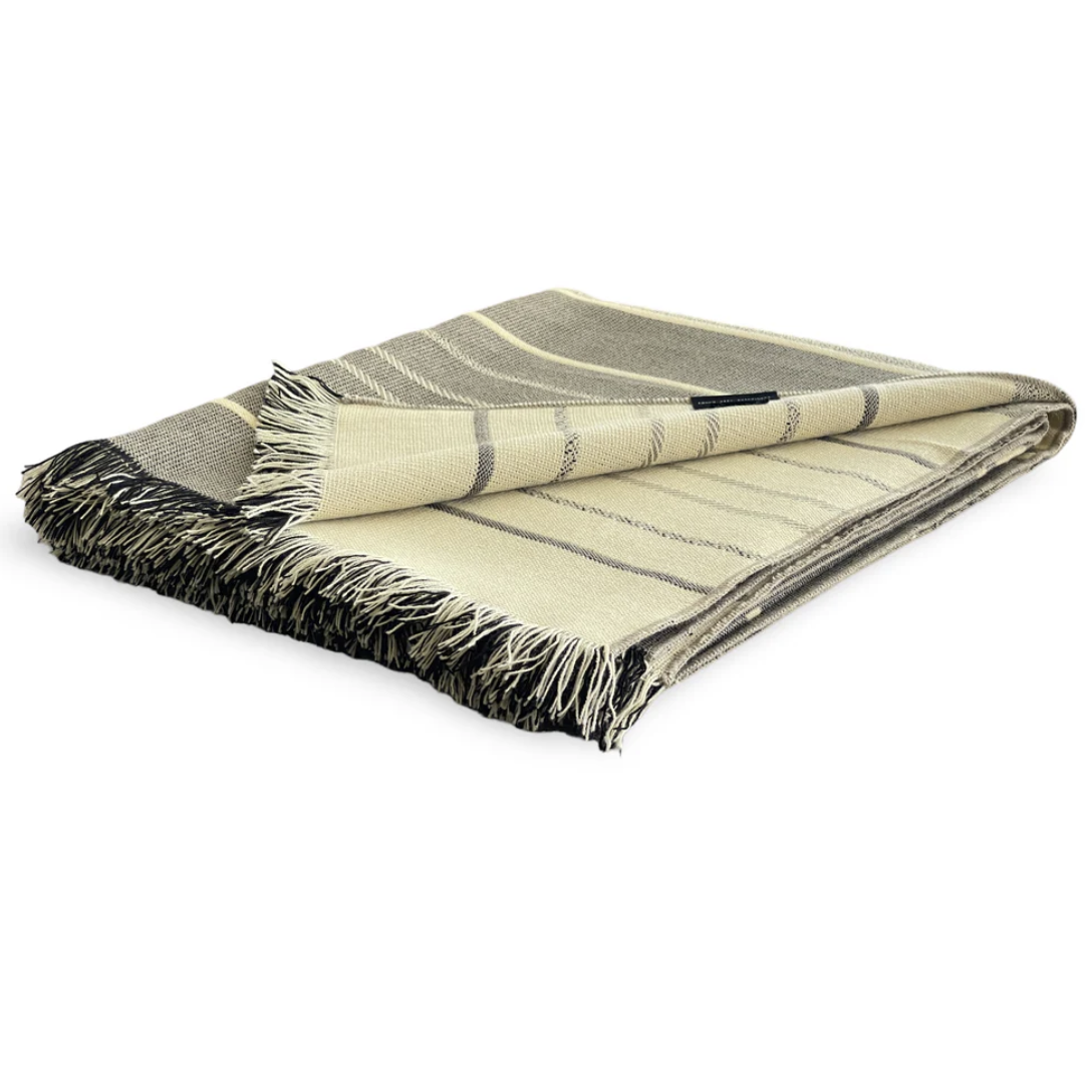 Beyond Borders Collective - Equinoccio Throw Blanket - Cedar Brown