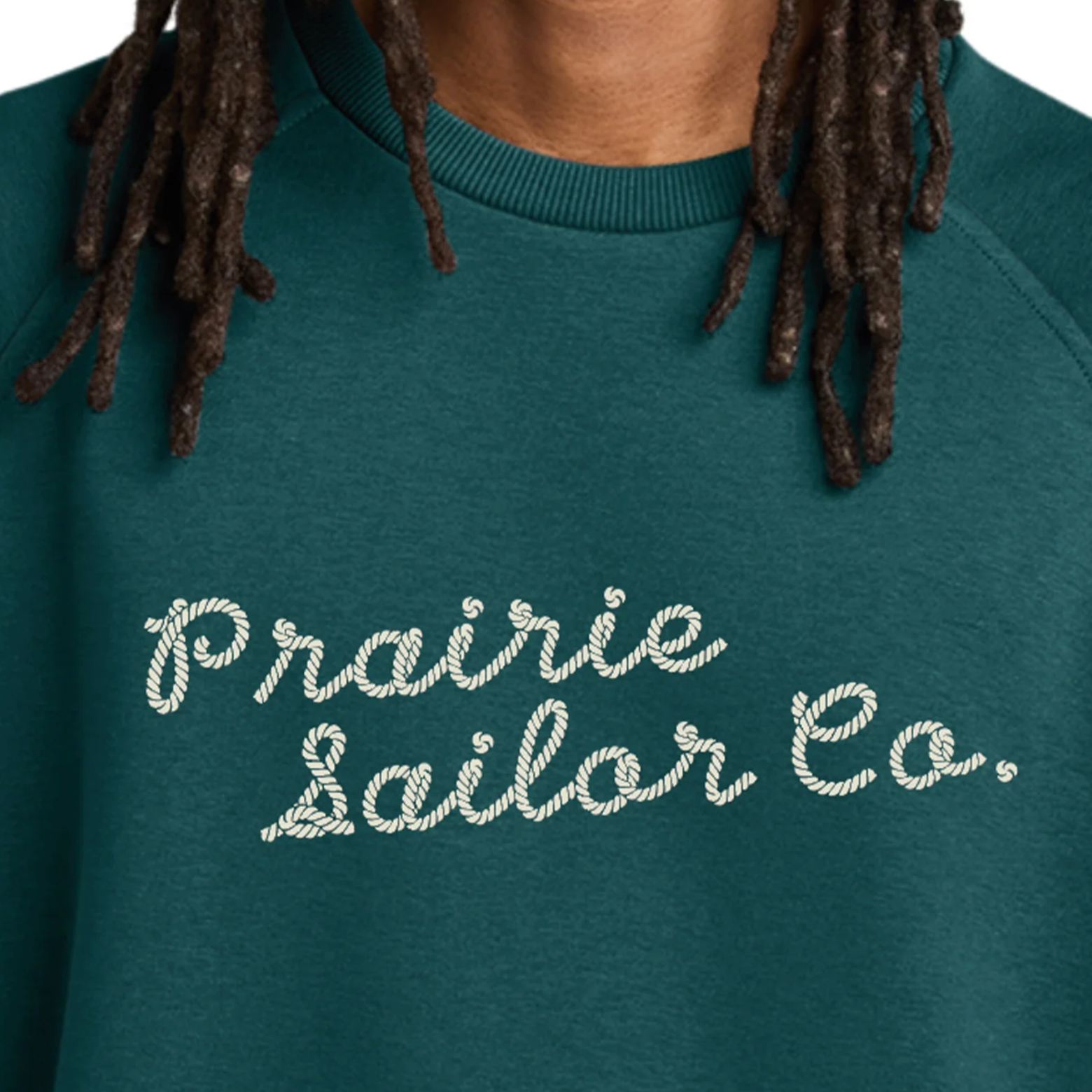 Prairie Sailor - Dockside Crew Sweatshirt - Deep Teal