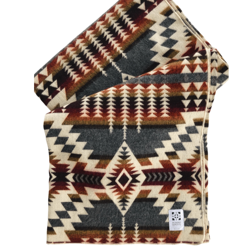 Beyond Borders Collective - Secoya Blanket - Campfire Ash