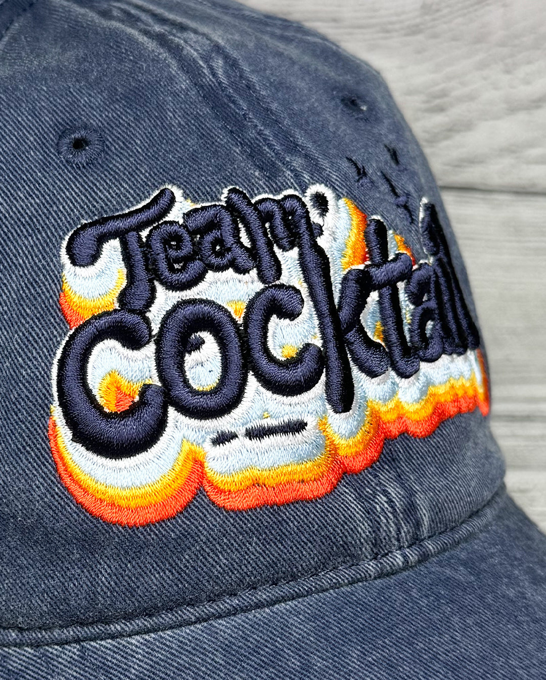 Team Cocktail - RETRO 3D Denim 'Dad' Hat