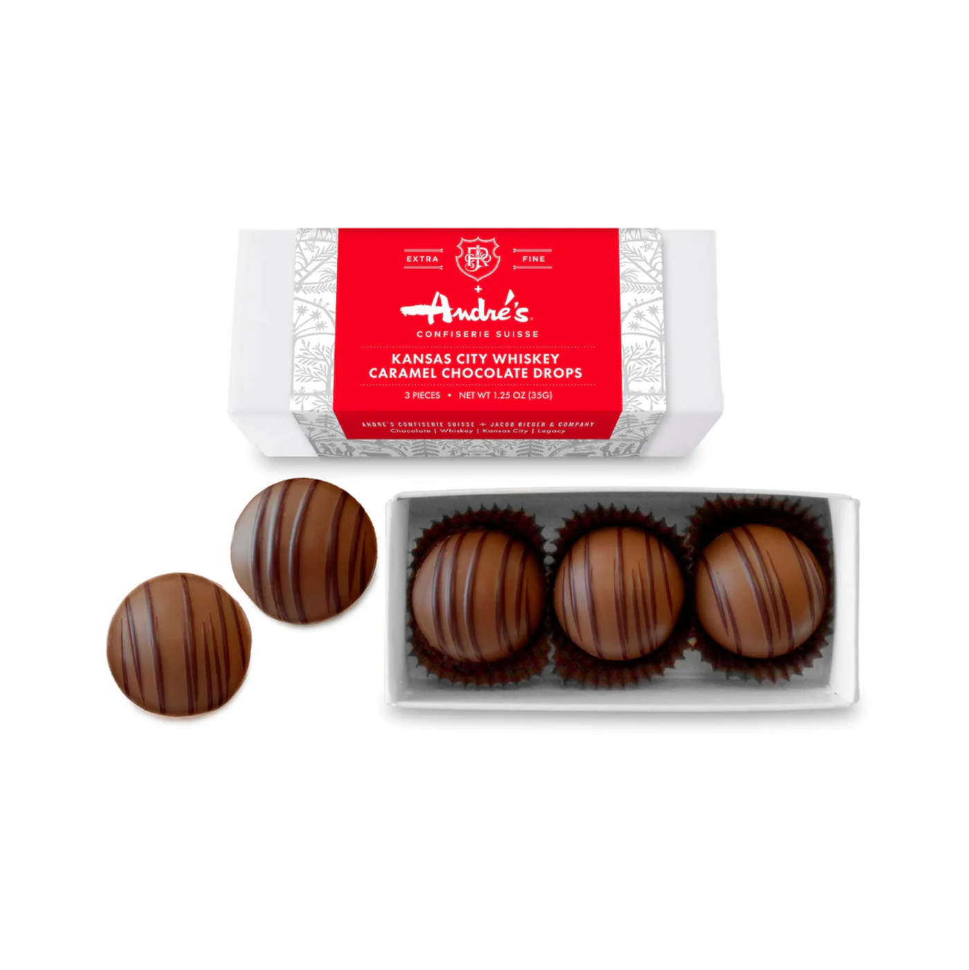 Andre's - KC Whiskey Caramel Drops - 1.25 oz (3 drops)