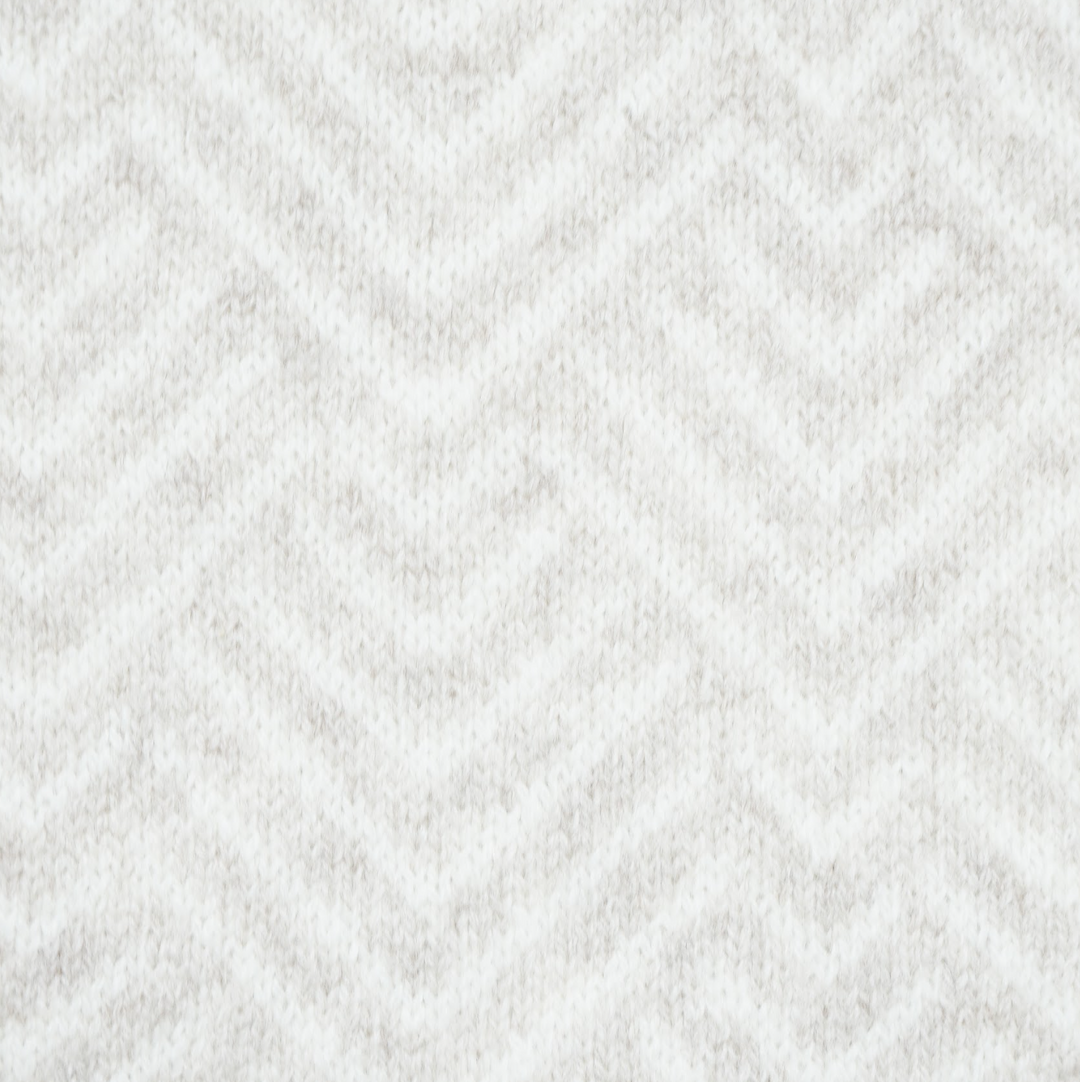 Benson - Brisco Jacquard Crewneck Sweater - Beige / Cream