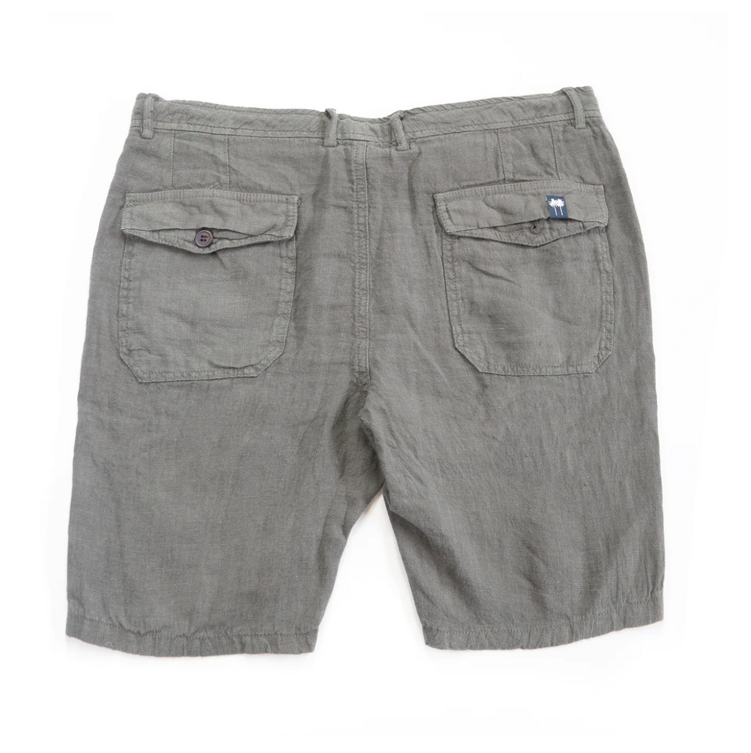 Benson - Palm Springs Linen Shorts - Light Grey
