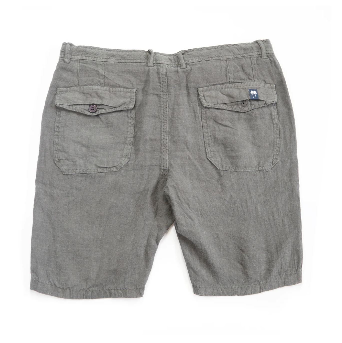 Benson - Palm Springs Linen Shorts - Light Grey