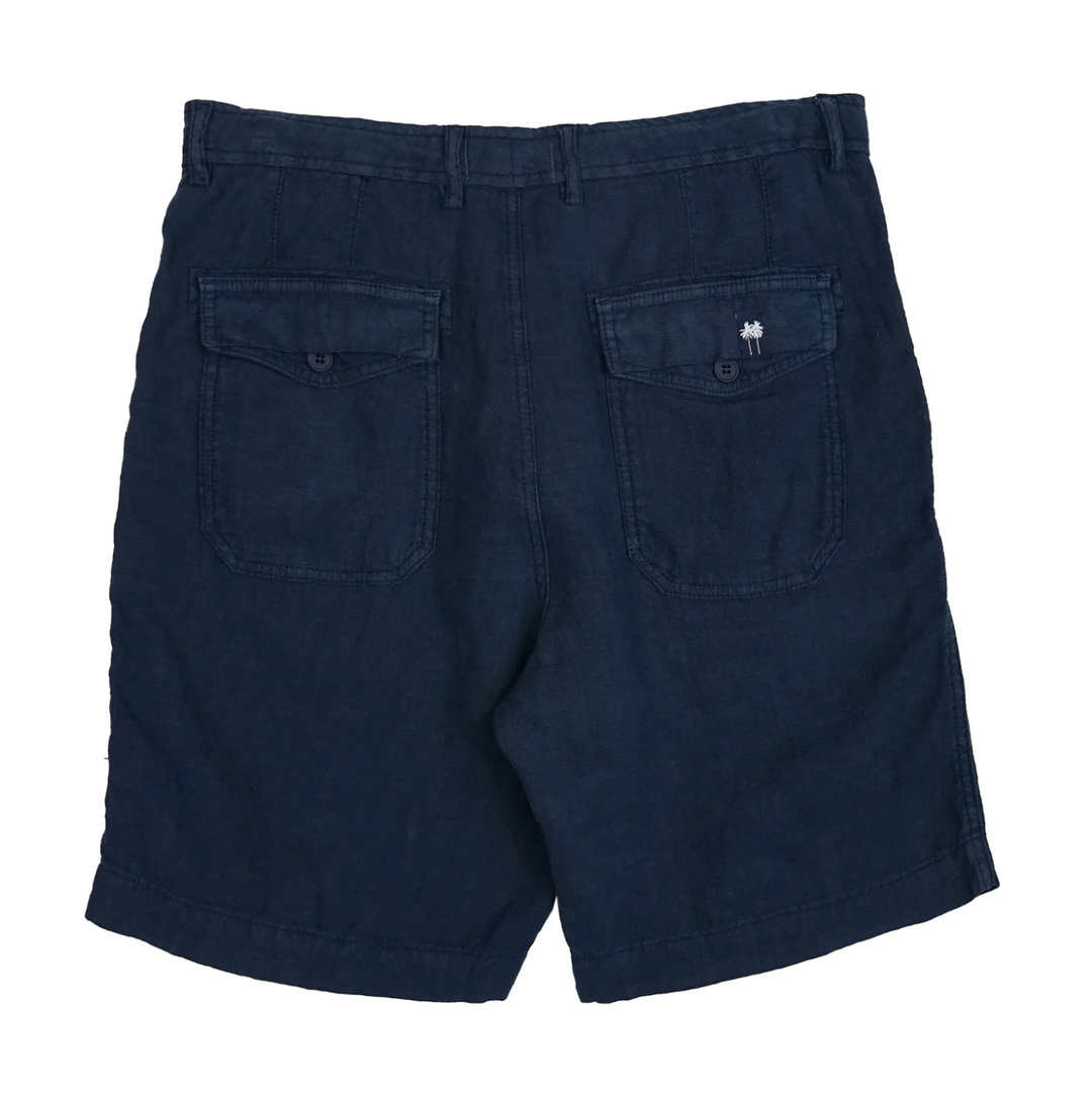 Benson - Palm Springs Linen Shorts - Navy