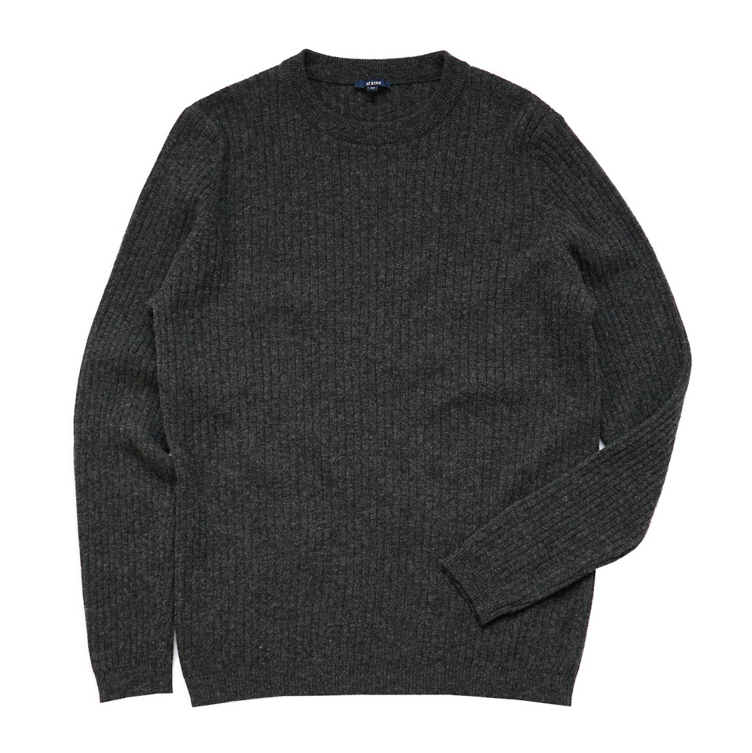 Benson - Shilo Knit Crewneck Sweater - Charcoal