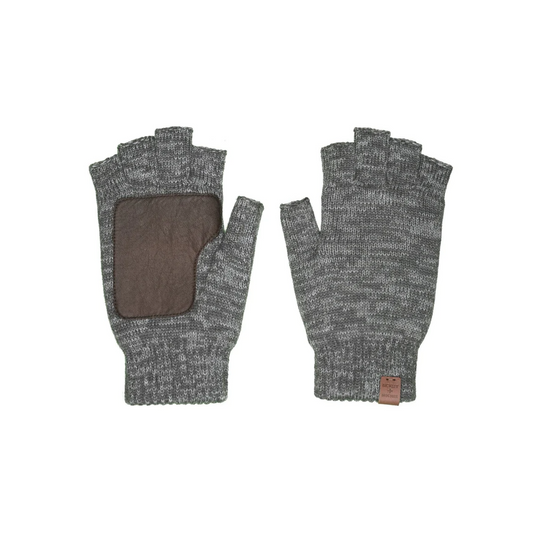 Bickley + Mitchell - Fingerless Gloves - Dk Grey Twist