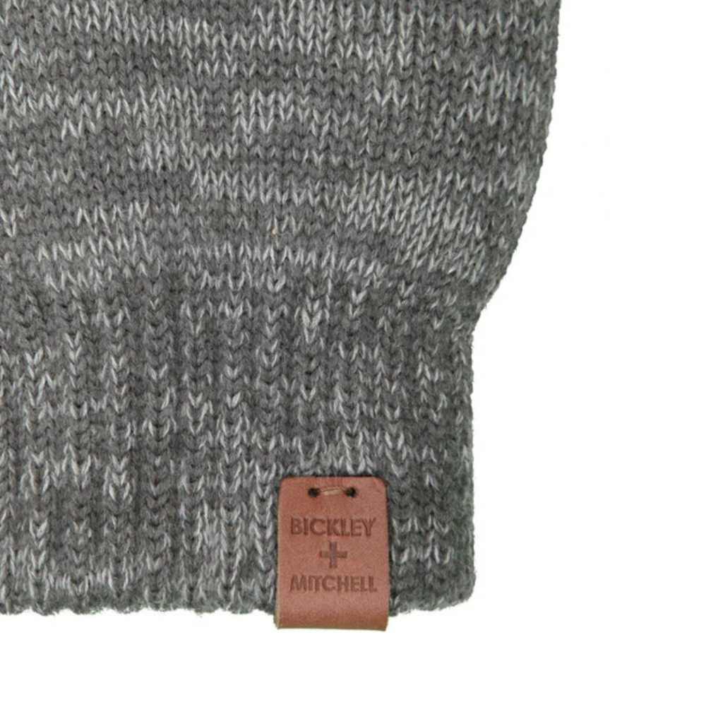 Bickley + Mitchell - Fingerless Gloves - Dk Grey Twist