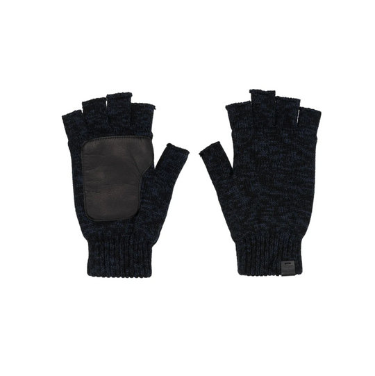 Bickley + Mitchell - Fingerless Gloves - Navy Twist