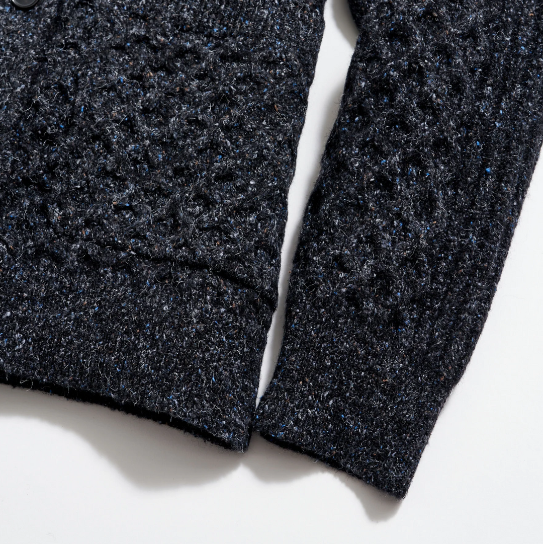 Billy Reid - Honeycomb Cardigan - Charcoal