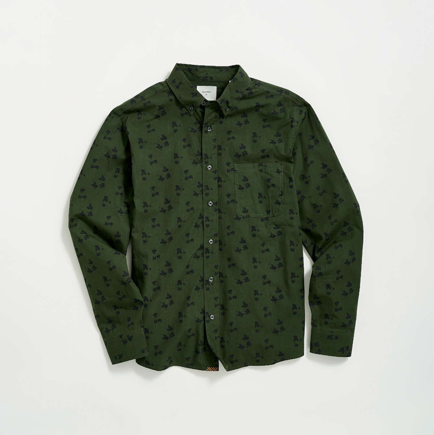 Billy Reid - Kudzu Tuscumbia Shirt - Evergreen / Pine Green