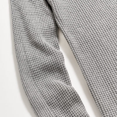 Billy Reid - Mini Waffle Crew - Grey