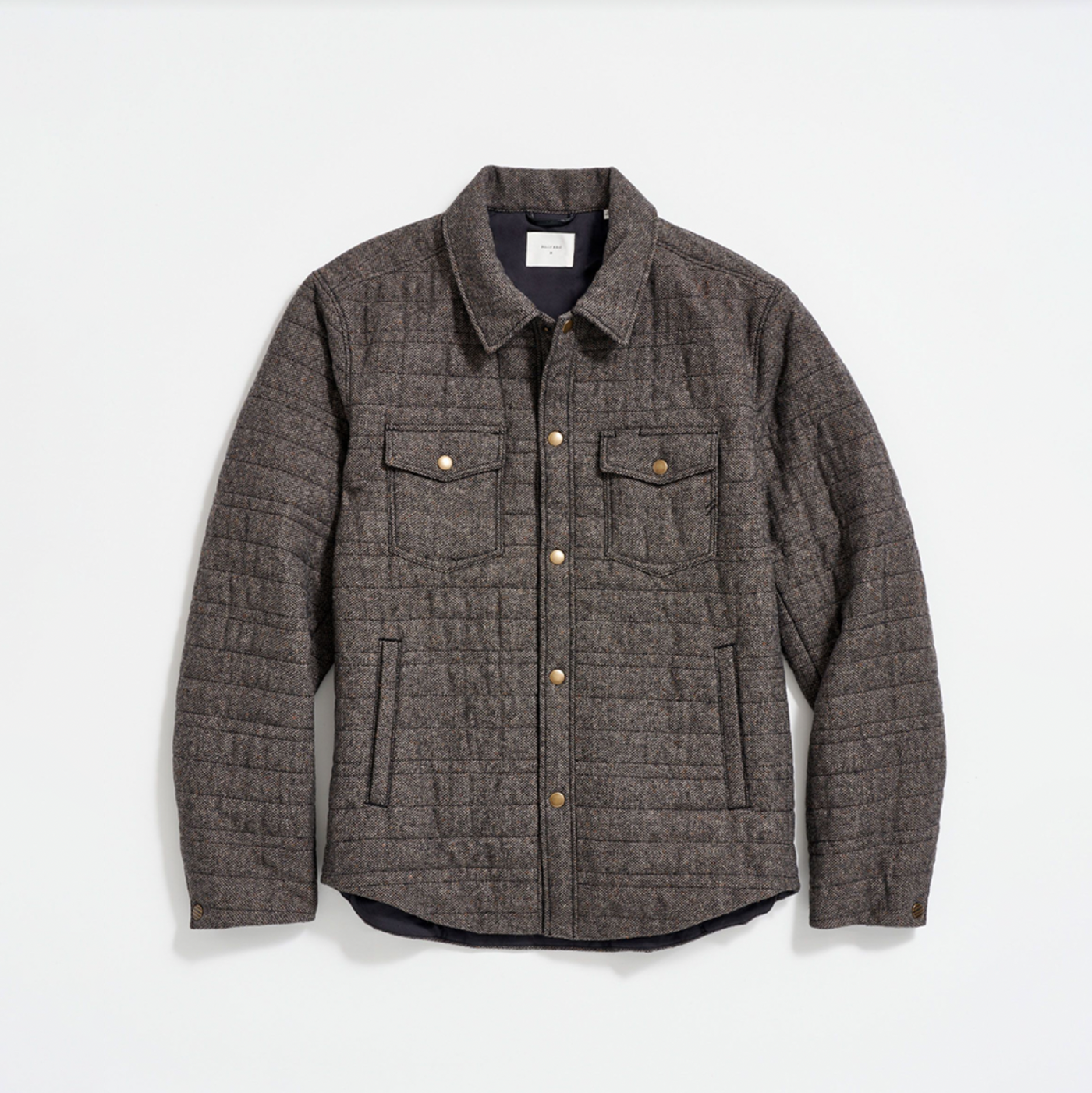 Billy Reid - Tweed Theo Shirt Jacket - Chocolate