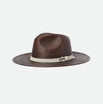 Brixton - Field Proper Straw Hat - Dark Earth / Natural