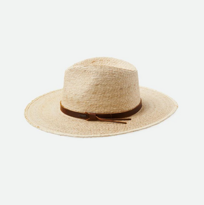 Brixton - Field Proper Straw Hat - Natural / Brown