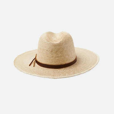 Brixton - Field Proper Straw Hat - Natural / Brown