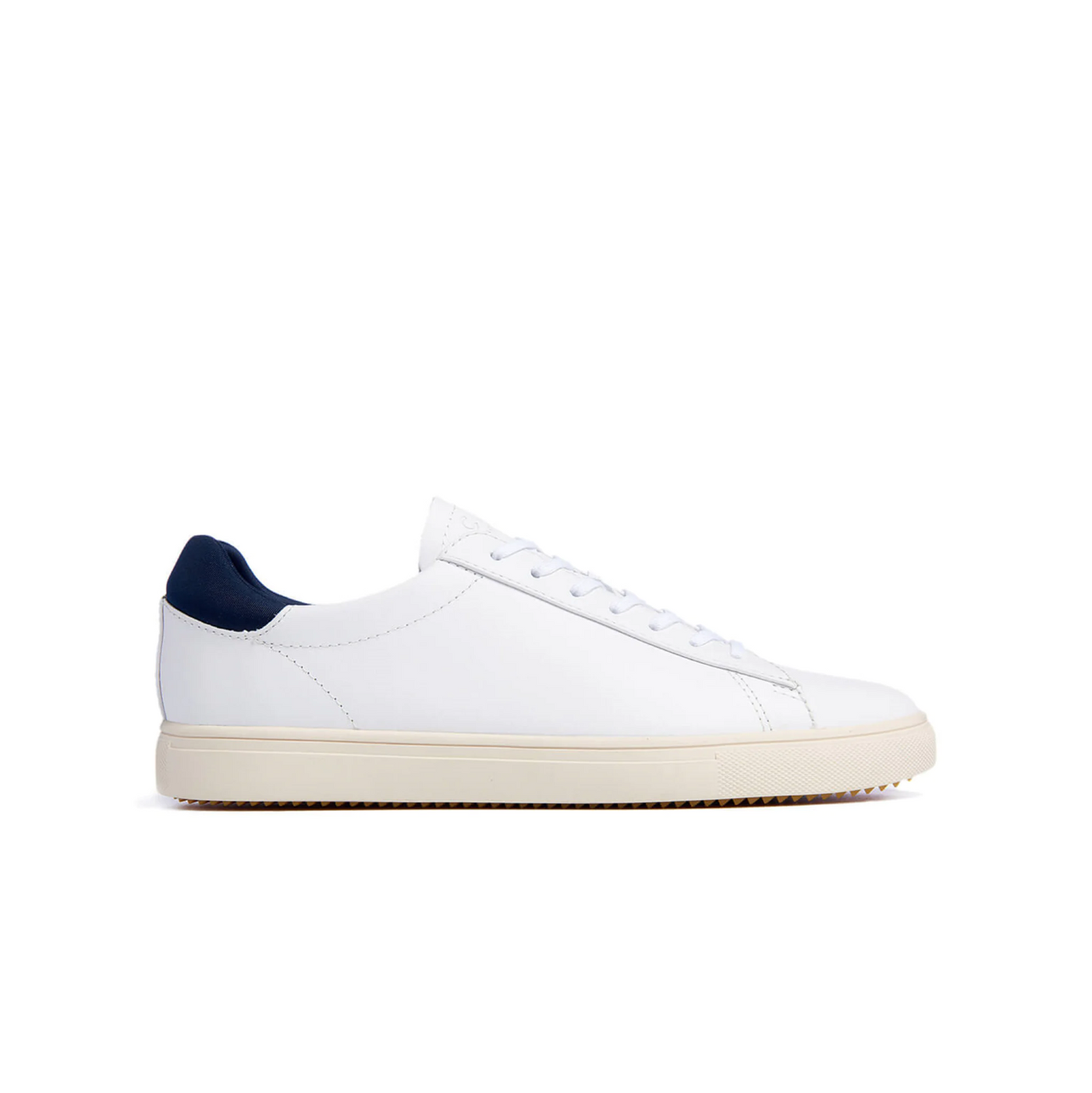 Clae - Bradley Sneaker - White Leather Navy