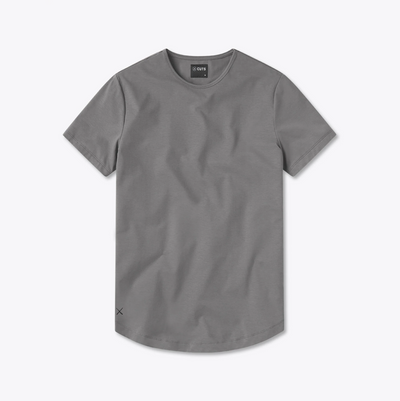 Cuts - Crew Curve-Hem T-Shirt - Wolf
