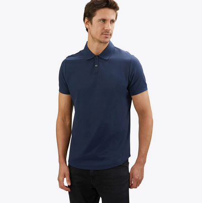 Cuts - Curve-Hem Prestige Polo - Pacific Blue