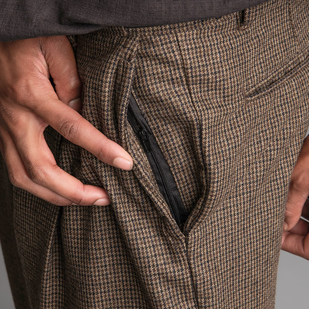 Descendant of Thieves - Boxer Fit: G-Ness Houndstooth Pant