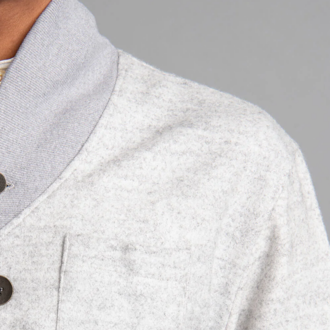 Descendant of Thieves - Infantry Cardigan - Ghost Grey