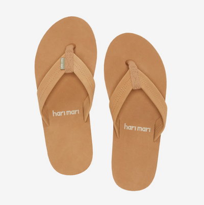 Hari Mari - Fields Flip Flop - Tan / Olive
