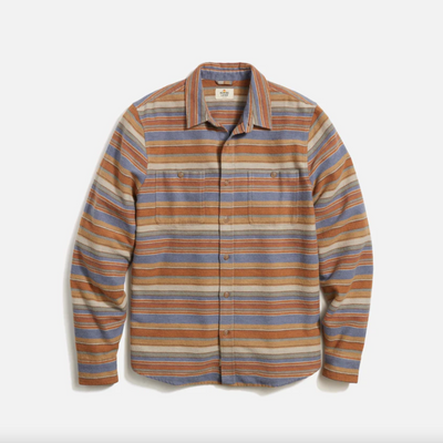 Marine Layer - Maddox Baja Stripe Overshirt