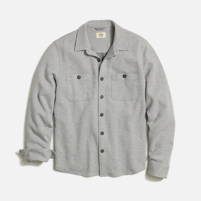 Marine Layer - Pacifica Stretch Twill Shirt - Grey