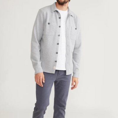 Marine Layer - Pacifica Stretch Twill Shirt - Grey