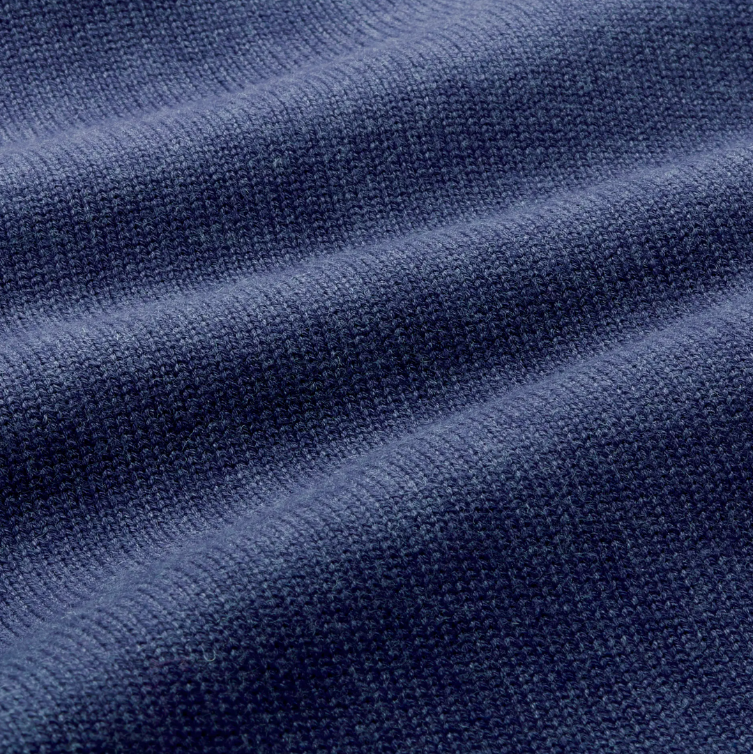 Mizzen + Main - Cassady 1/4 Zip - Medieval Blue Heather