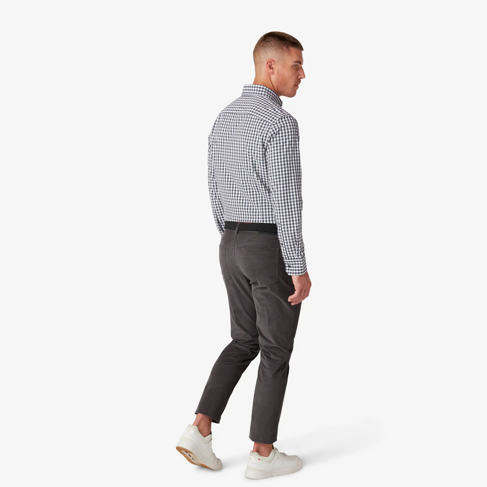Mizzen + Main - Leeward Dress Shirt - Navy Belmont Plaid