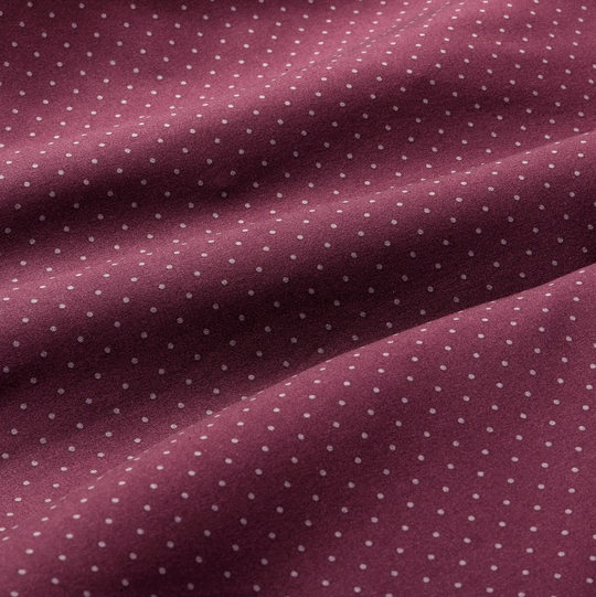 Mizzen + Main - Leeward Dress Shirt - Plum Gray Dot Print
