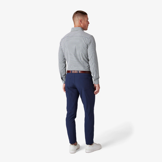 Mizzen + Main - Leeward Dress Shirt - Sage Multi Gingham