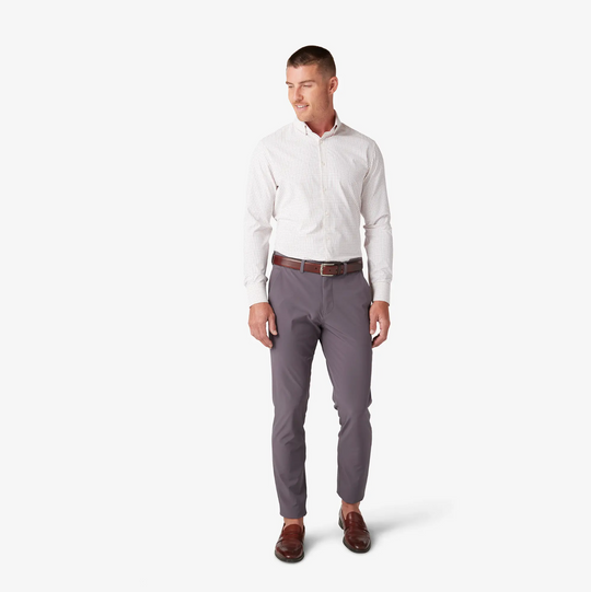 Mizzen + Main - Leeward Dress Shirt - White Manor Plaid