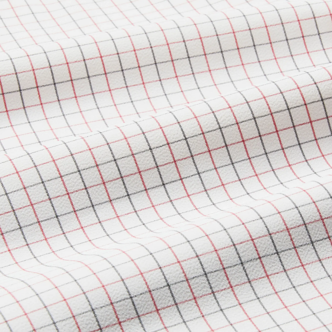 Mizzen + Main - Leeward Dress Shirt - White Manor Plaid
