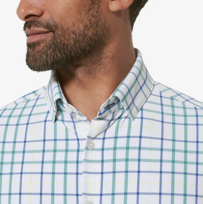 Mizzen + Main - Leeward Dress Shirt - White Windowpane