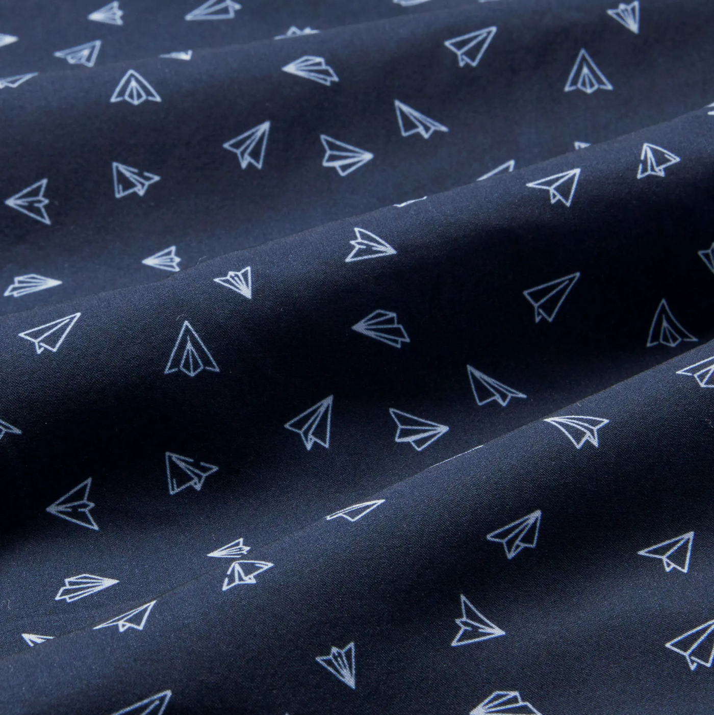 Mizzen + Main - Leeward Short Sleeve Dress Shirt - Navy Airplane Print